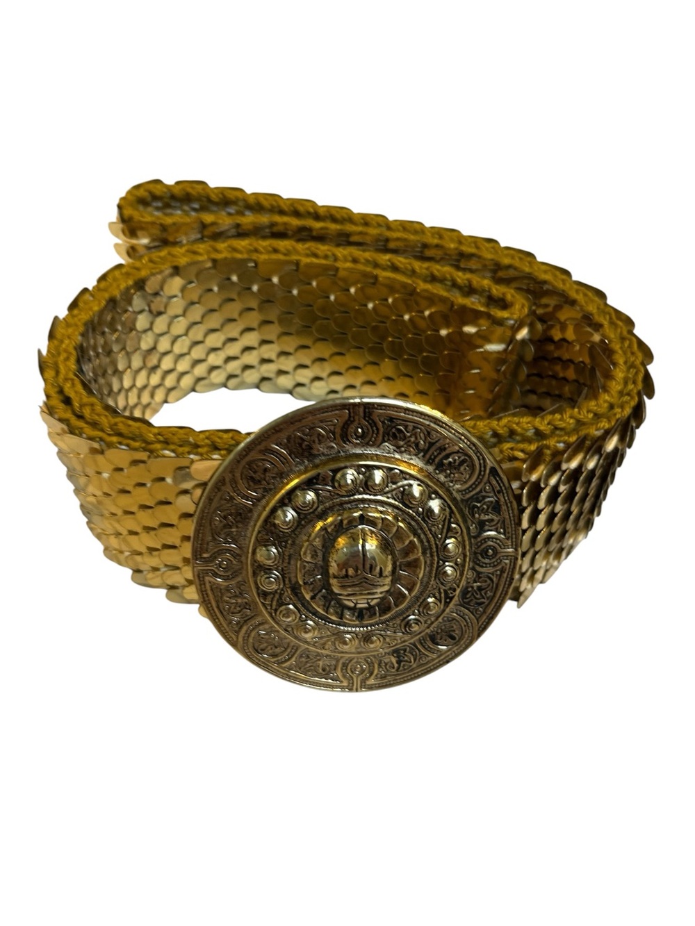 Vintage gold Art Nouveau belt 80’s